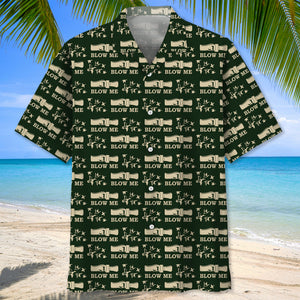 Duck Hunting Blow Me Hawaiian Shirt