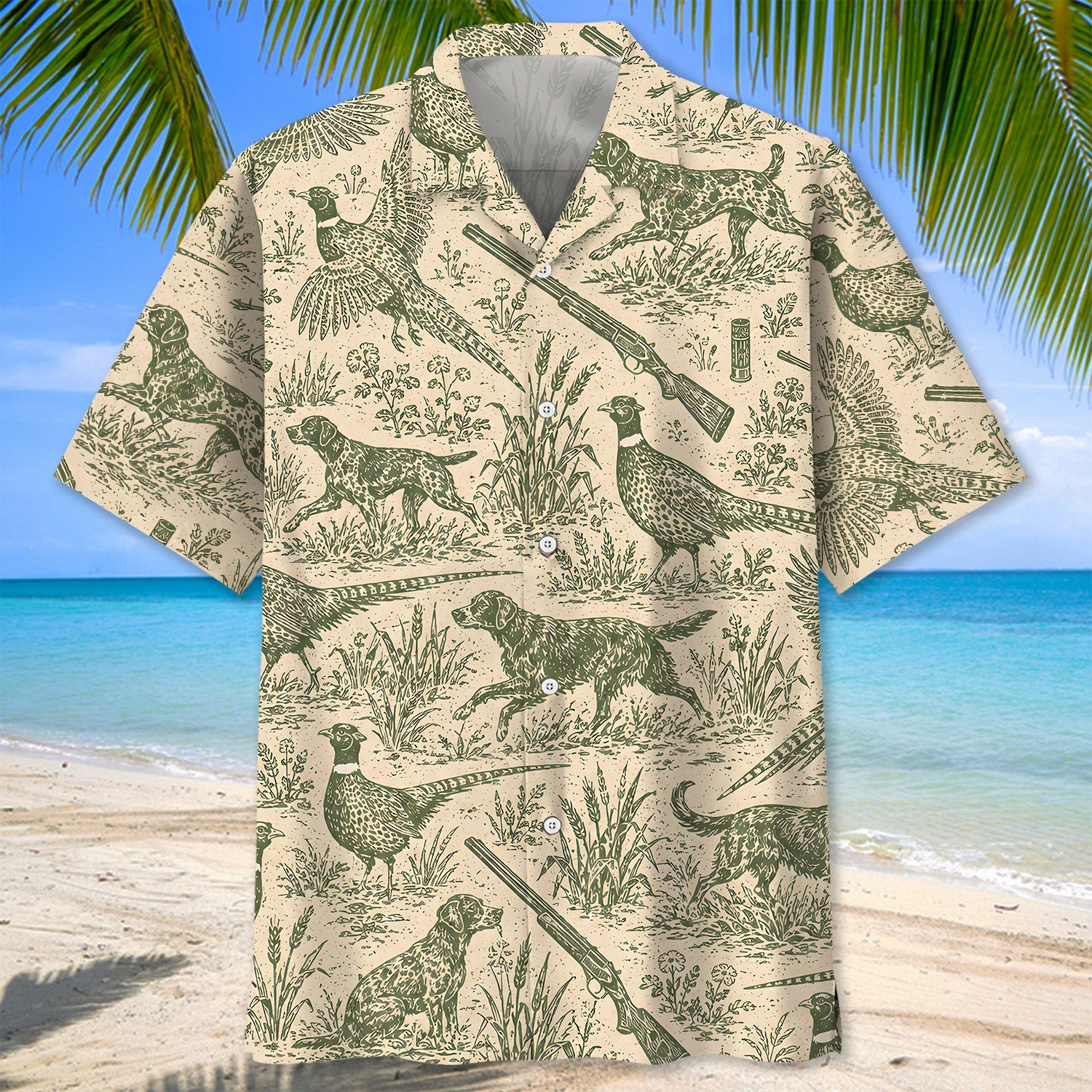 Classic Pheasant Hunt Hawaiian Shirt