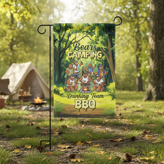 Bear Family BBQs Flag Decor