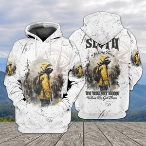 Sloth Hiking Team Will Get There All Over Print Shirt