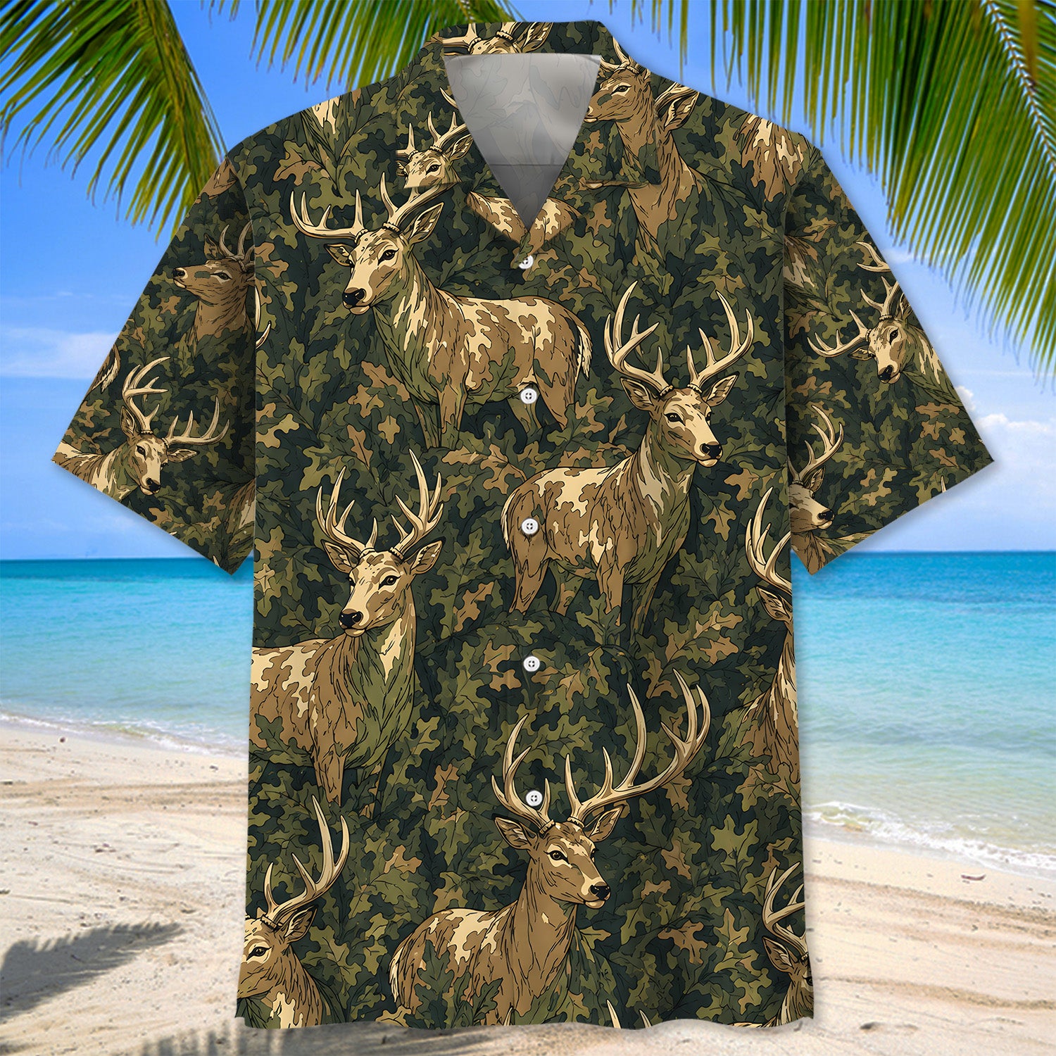 Deer Woodland Hawaiian Shirt