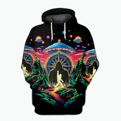 Bigfoot Mountain Adventure All Over Print Shirt