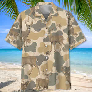 Deer Camouflage Hawaiian Shirt
