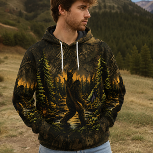 Bigfoot Camouflage Hunting All Over Print Shirt