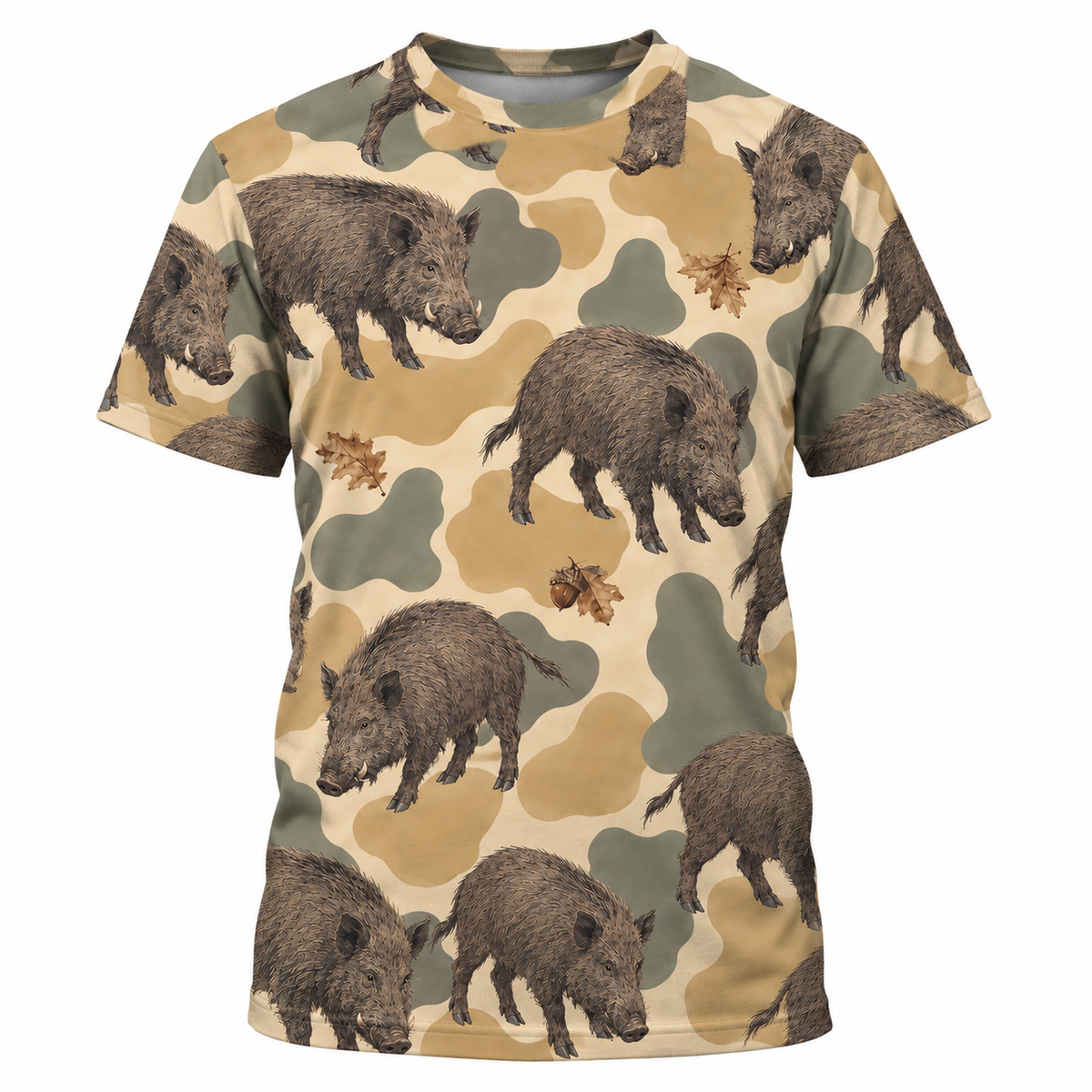 Feral Hog Camouflage All Over Print Shirt