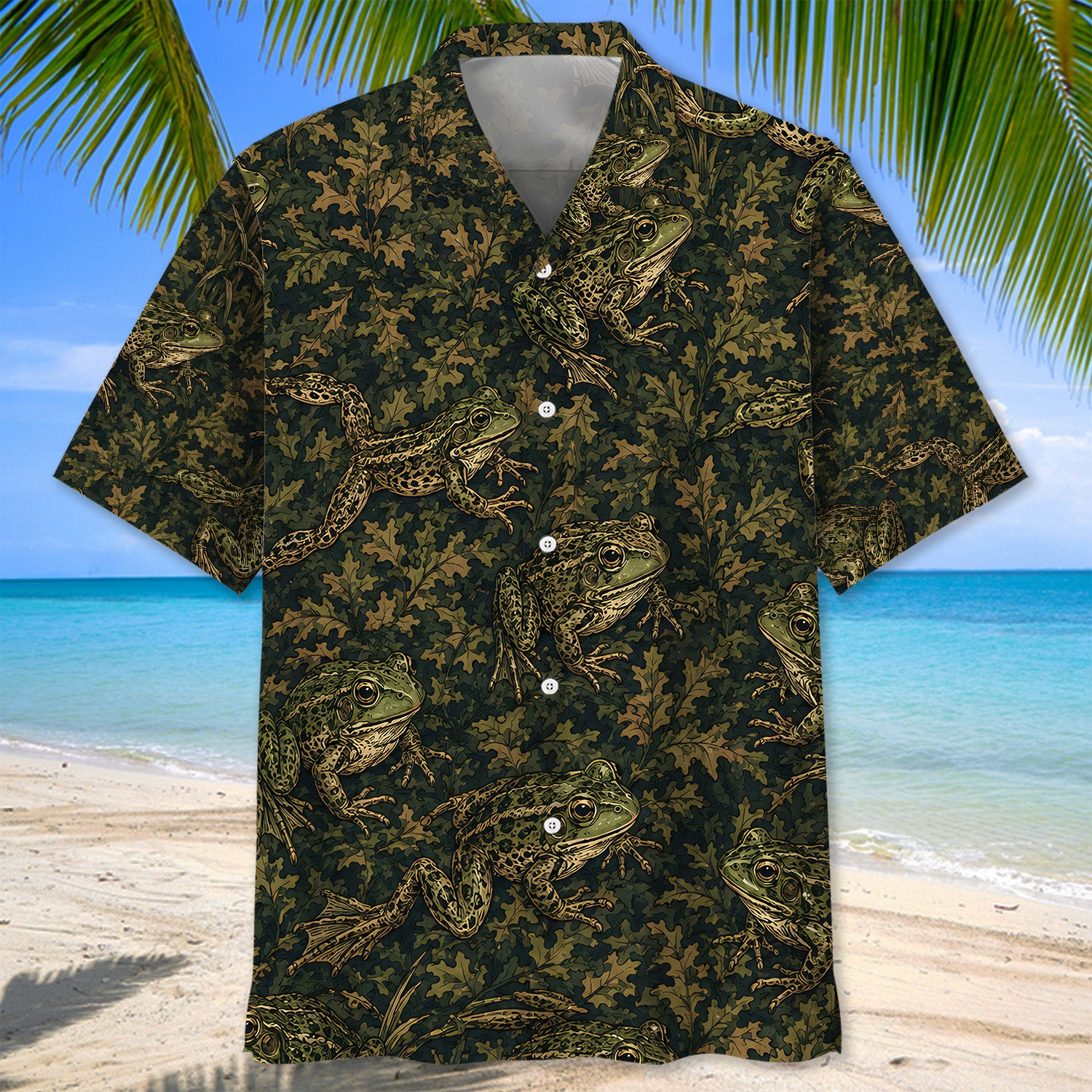 Frog Woodland Hawaiian Shirt