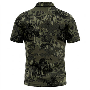 Camouflage Pheasant Hunting Men Polo Shirt