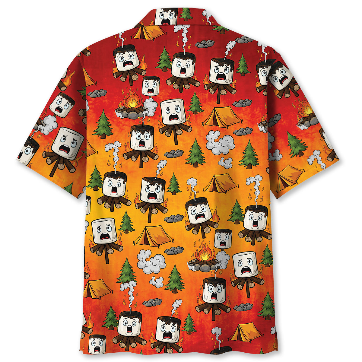 Burnt Marshmallow Dancing Party Hawaiian Shirt
