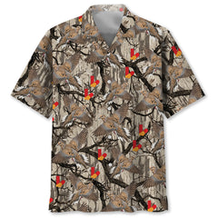 Camo Forest Dove Hunting Hawaiian Shirt