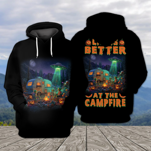 Life Is Better At The UFO Campfire All Over Print Shirt