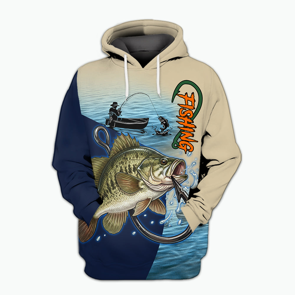 Bass Fishing All Over Print Shirt