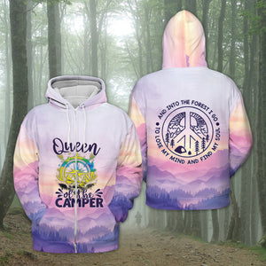 Queen Of The Camper All Over Print Shirt