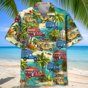 Truck Camper Funny Hawaiian Shirt