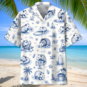 Opossum Summer Vibes Hawaiian Shirt