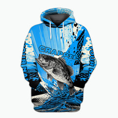 Custom Name Crappie Fish All Over Print Shirt