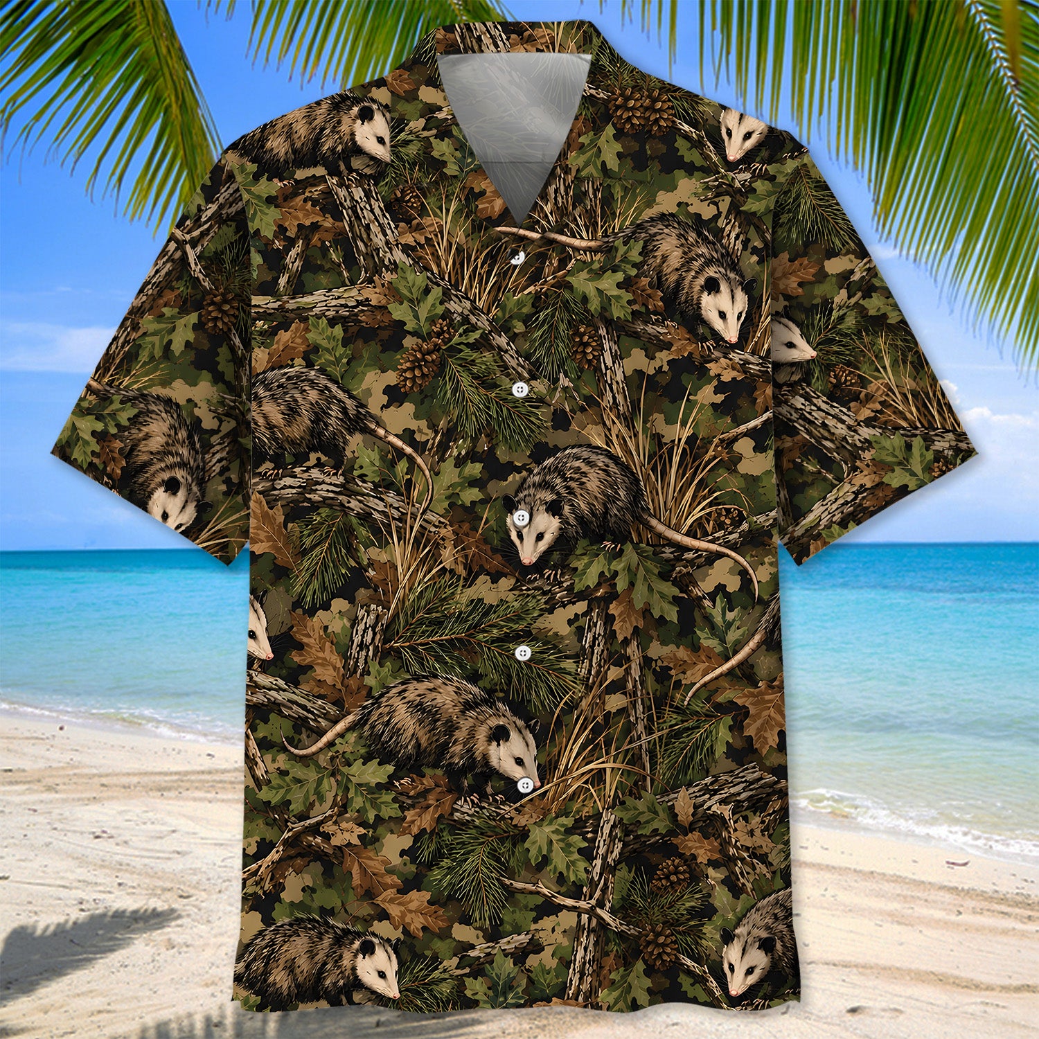 Tactical Opossum Hawaiian Shirt