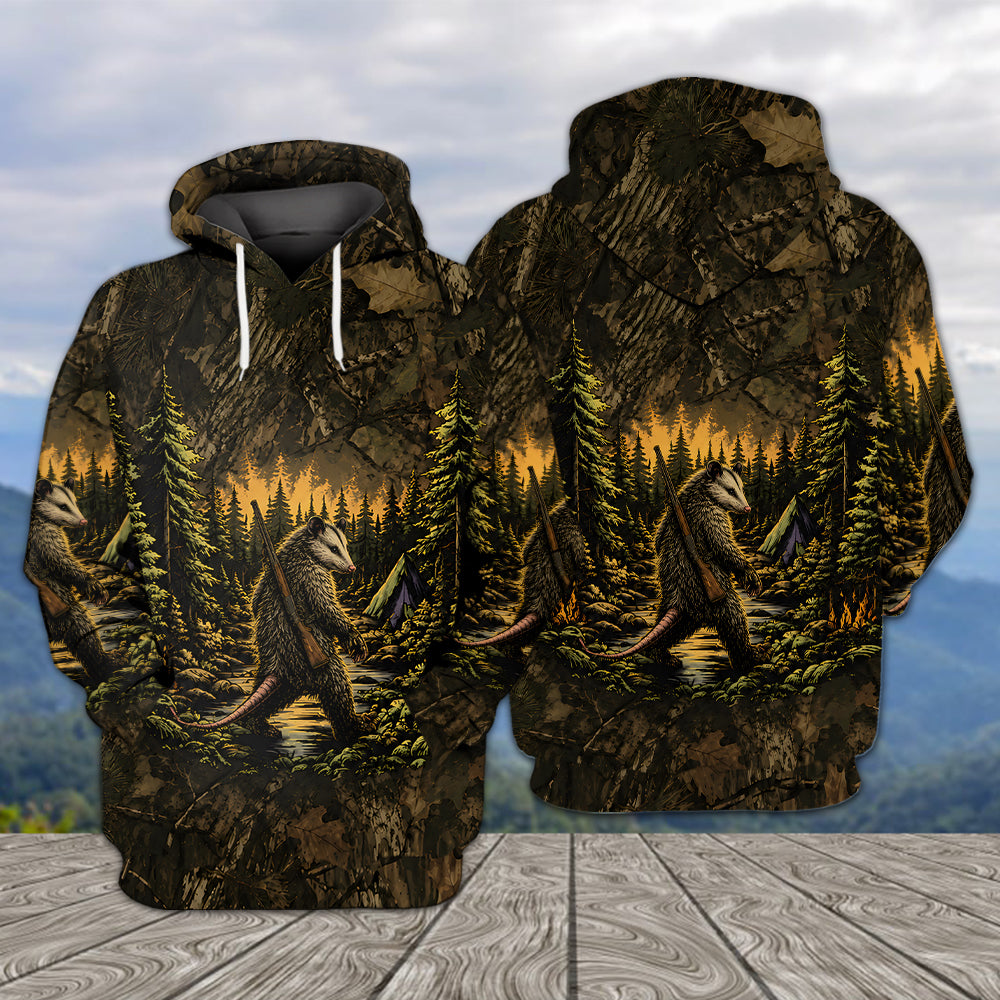 Opossum Camouflage Hunting All Over Print