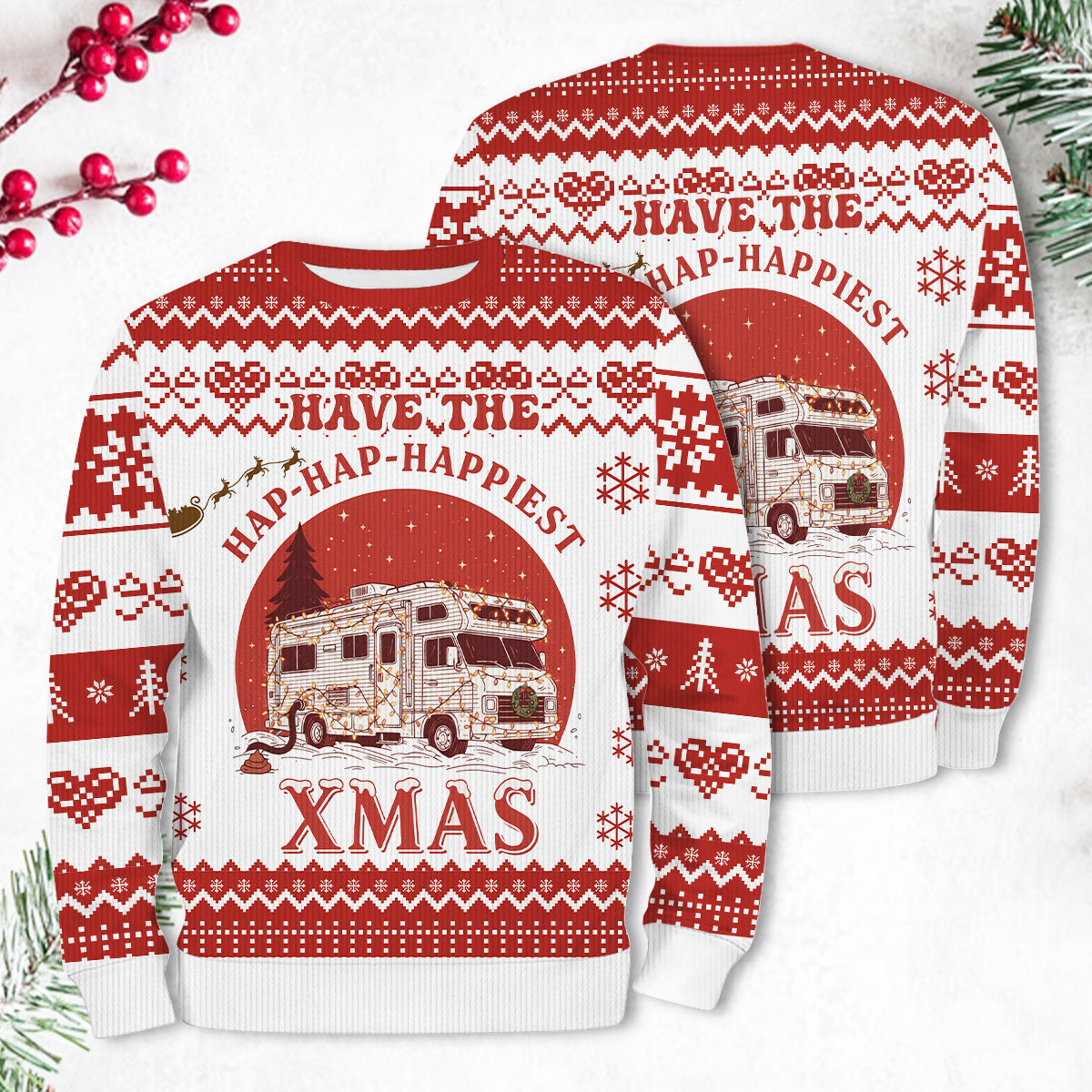 Have The Hap-Hap-Happiest Xmas Ugly Sweater