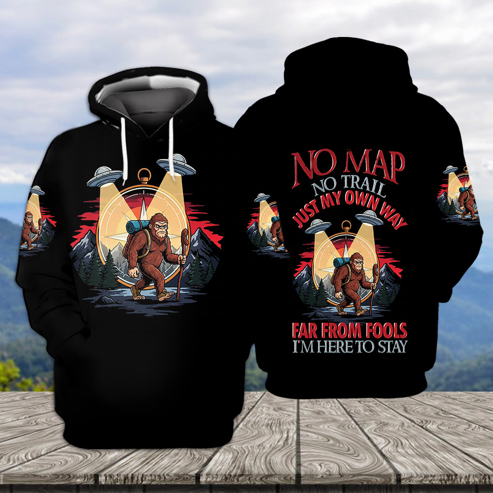 No Map No Trails Just My Own Way All Over Print Shirt