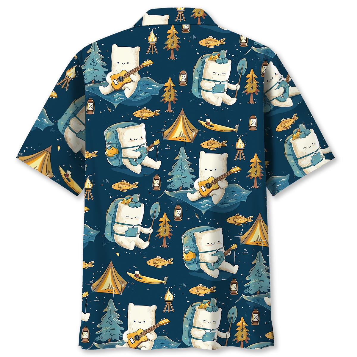Marshmallow Adventure Hawaiian Shirt