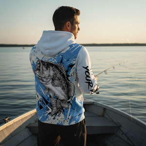 Custom Name Crappie Fishing Jersey All Over Print Shirt