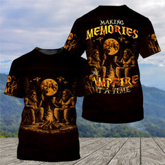 Making Memories One Campfire At A Time All Over Print Shirt