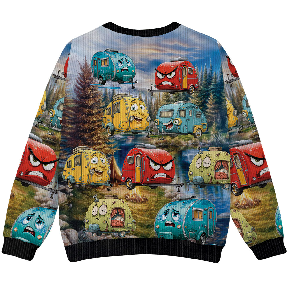 Funny Teardrop Trailer Ugly Sweater