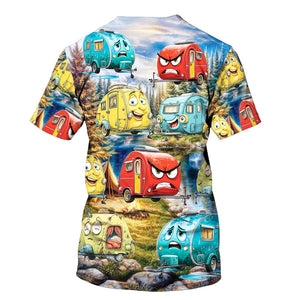 Funny Teardrop Trailer All over Print Shirt