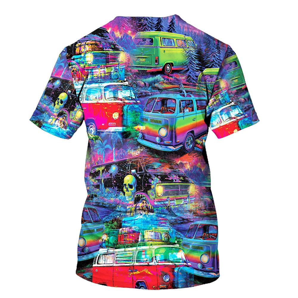 Retro Van Funny All Over Print Shirt
