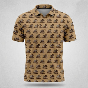 Pheasant Hunting With GSP Dog Pattern Polo Men Shirt