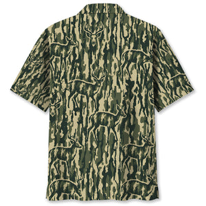 Deer Stripe Camouflage Hawaiian Shirt