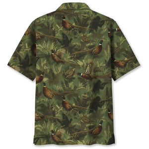 Camouflage Pheasant Hunting Pattern Hawaiian Shirt