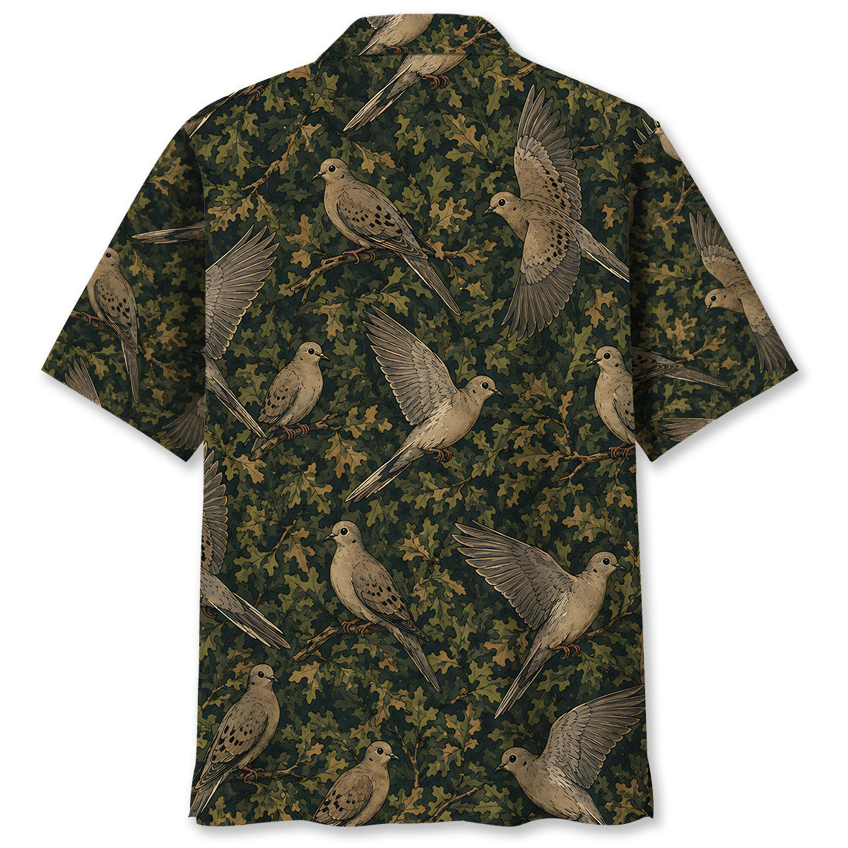 Dove Woodland Hawaiian Shirt