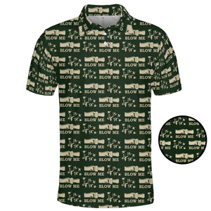 Duck Hunting Blow Me Polo For Men