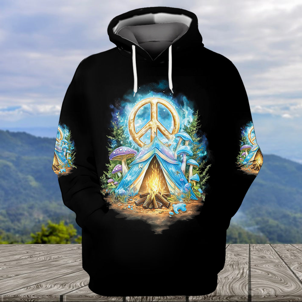 Peace Life Camper All Over Print Shirt
