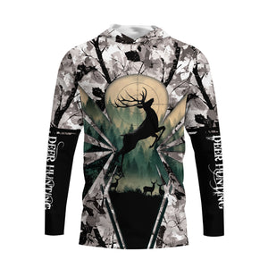 Deer Hunting Peaceful Forest All Over Print Shirt