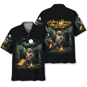 Making Memories One Campsite At A Time Bear Hawaiian Shirt