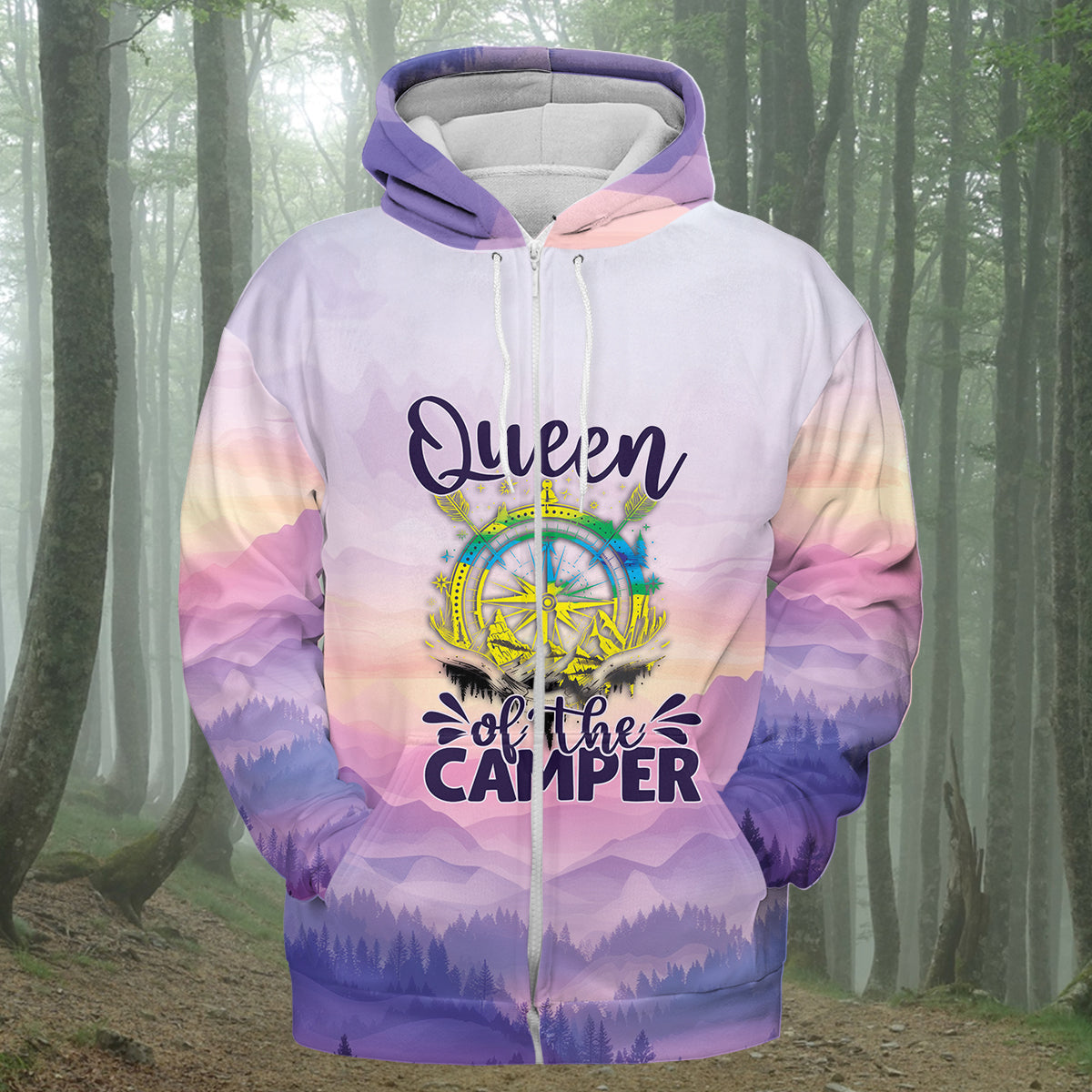 Queen Of The Camper All Over Print Shirt