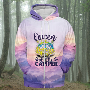 Queen Of The Camper All Over Print Shirt