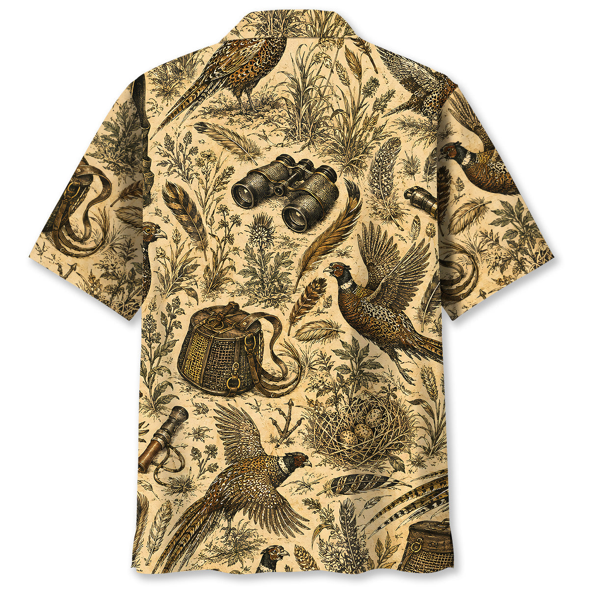 Pheasant Hunting Vintage Hawaiian Shirt