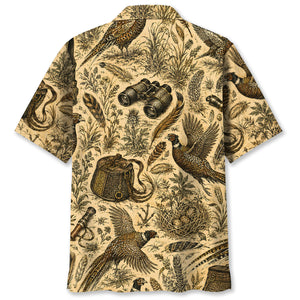 Pheasant Hunting Vintage Hawaiian Shirt