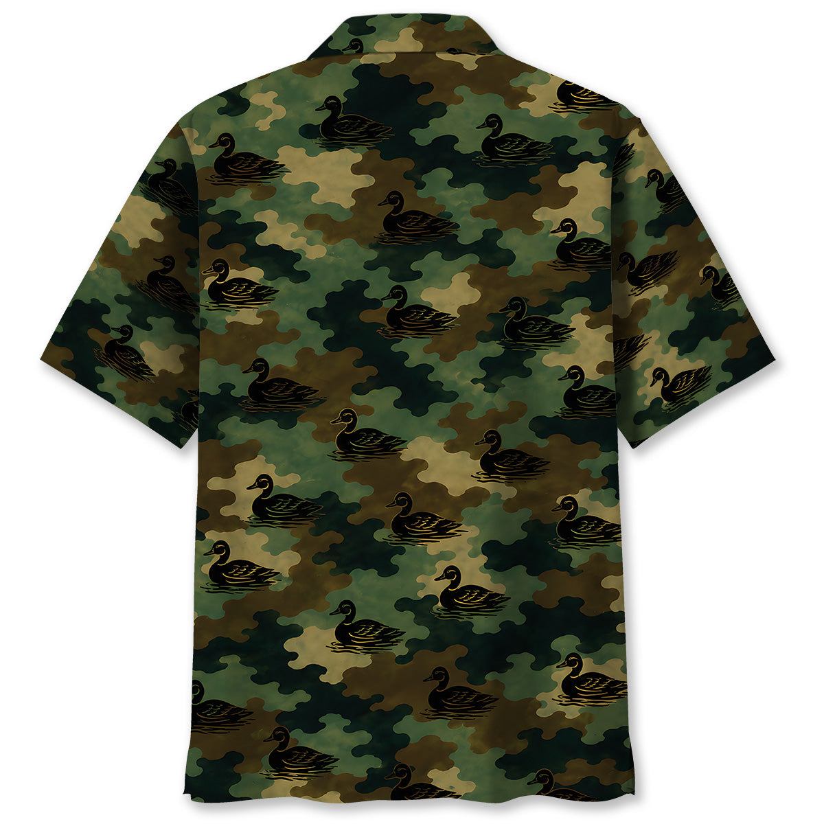 Duck Camouflage Millitary Hawaiian Shirt