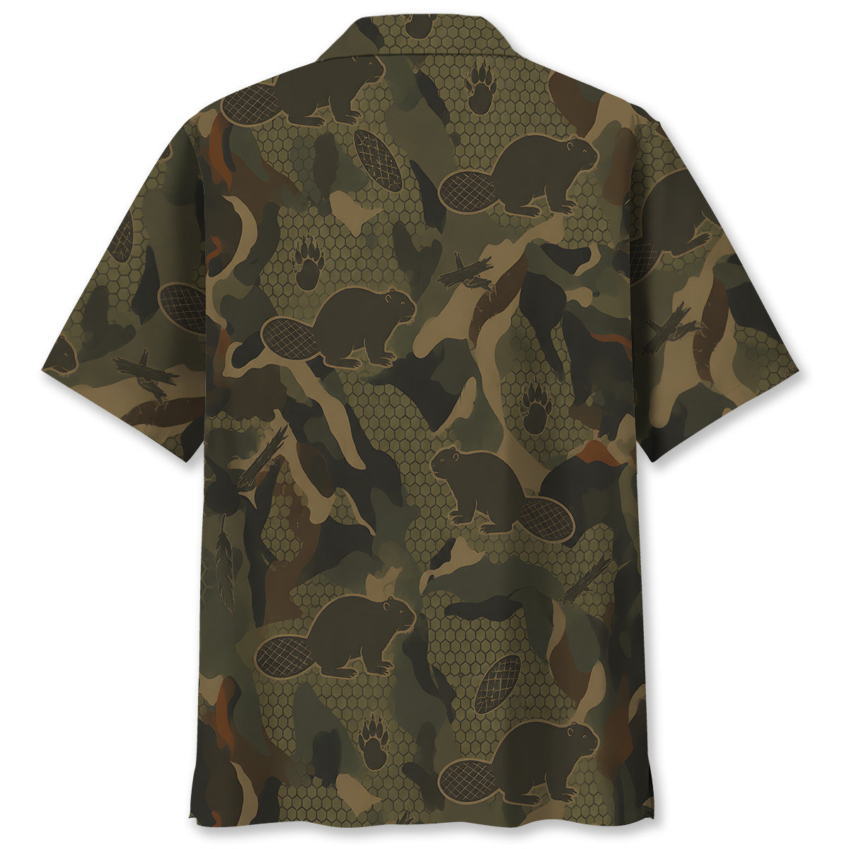 Beaver Hunting Hawaiian Shirt