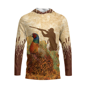 Vintage Wild Pheasant Hunting Flower Camo All Over Print Shirt