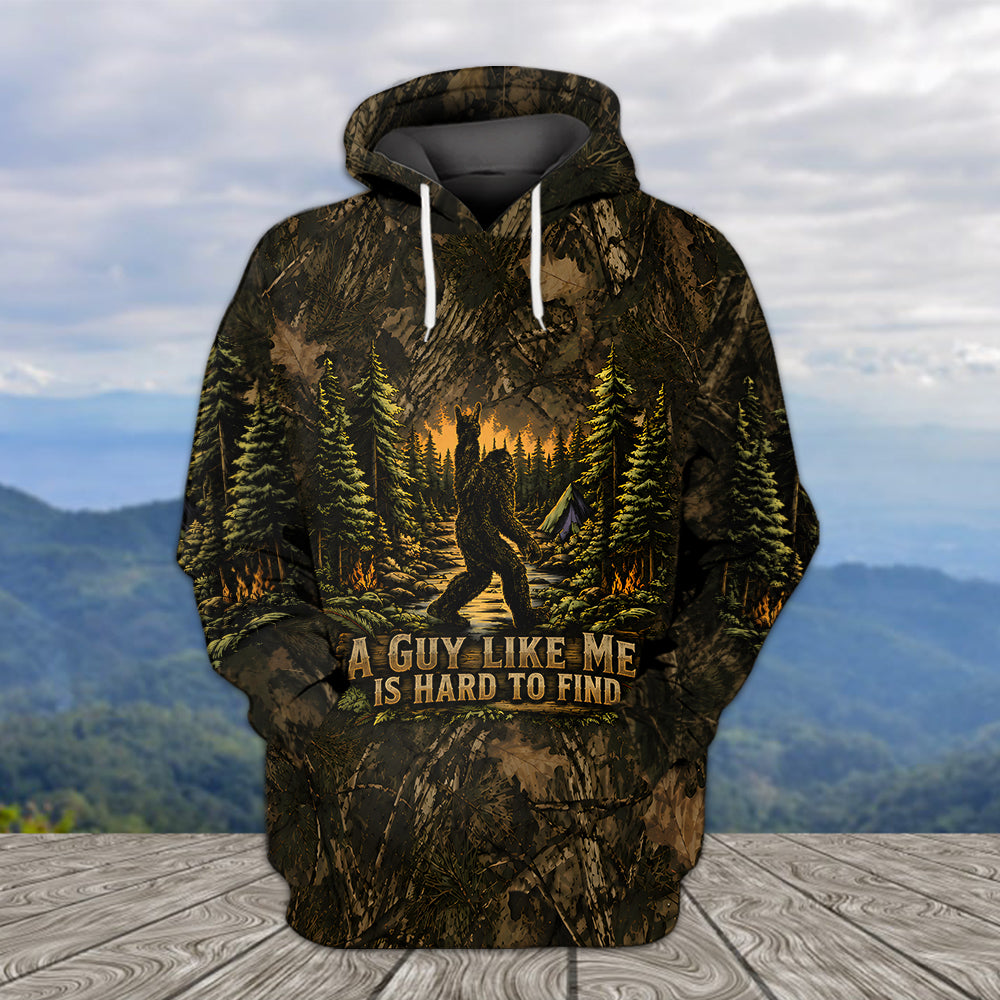 A Guy Like Me Is Hard To Find Camouflage All Over Print