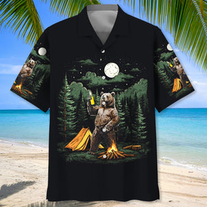 Making Memories One Campsite At A Time Bear Hawaiian Shirt