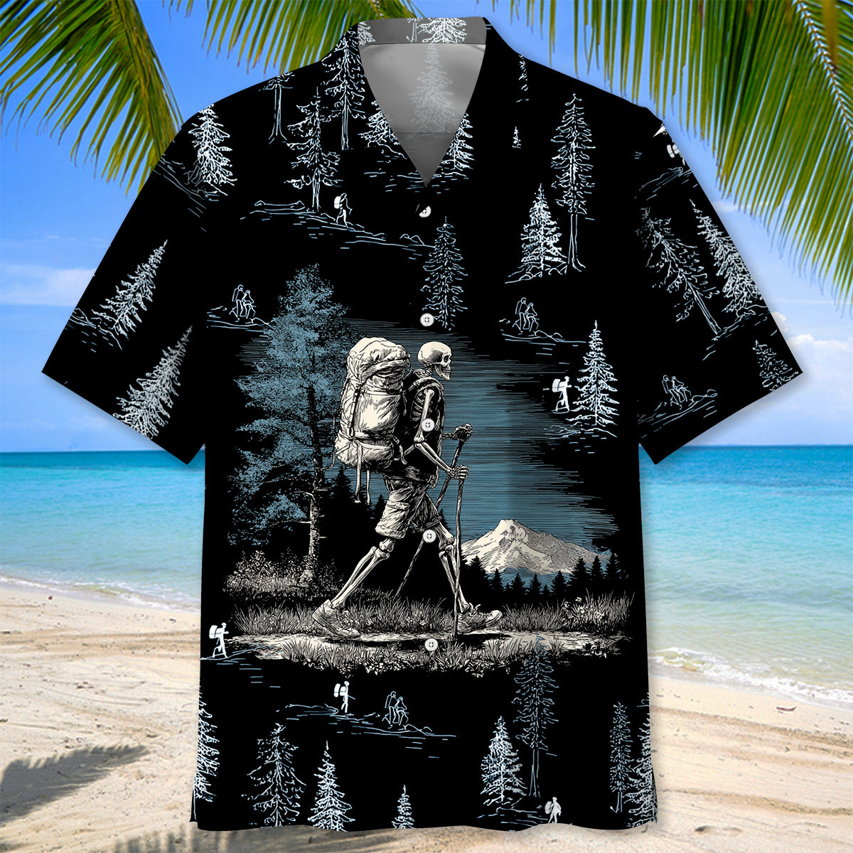 Hiking When Life Gives You Mountains Hawaiian Shirt