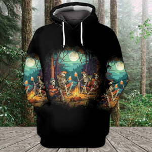 Spooky Camping Crew Halloween All Over Print Shirt