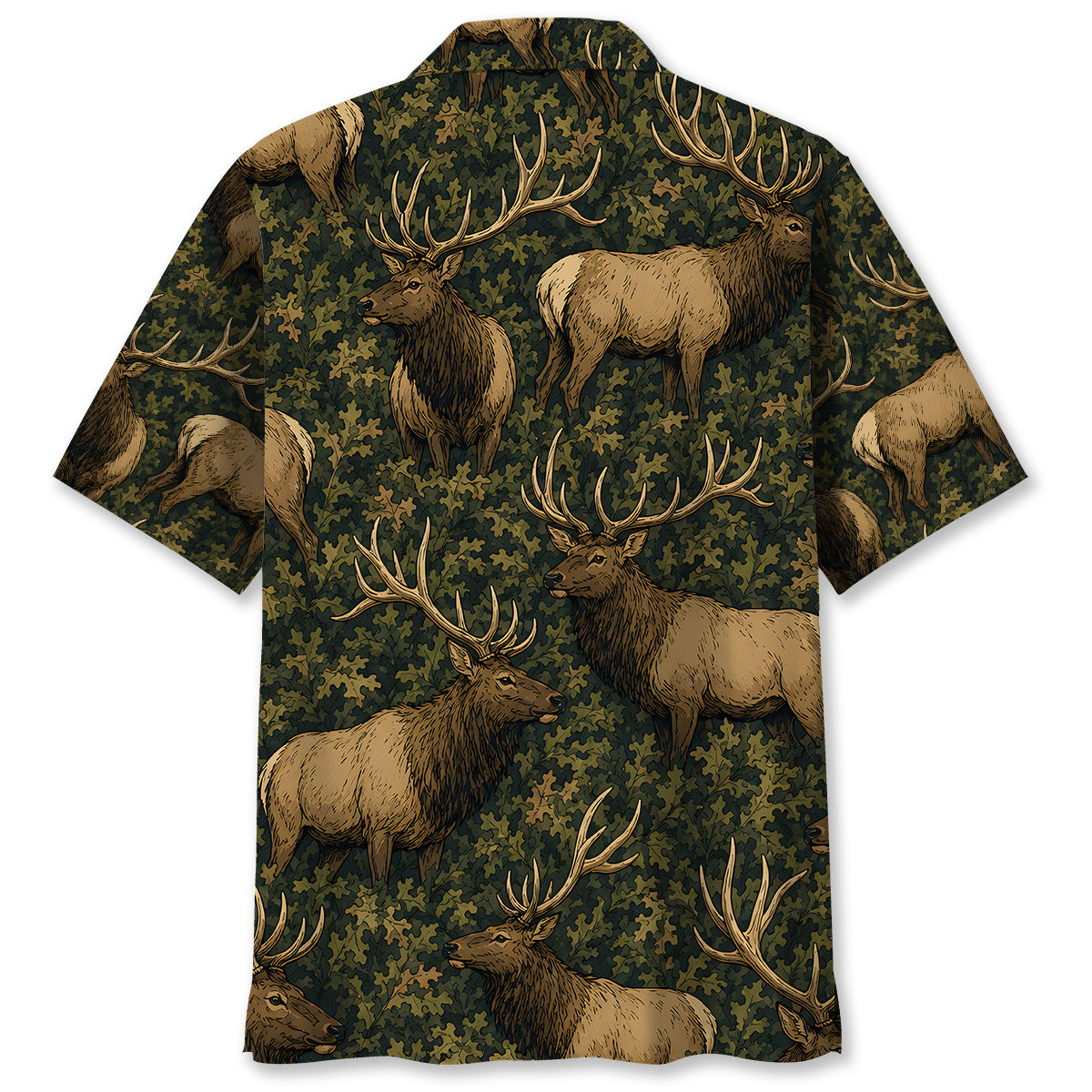 Elk Woodland Hawaiian Shirt