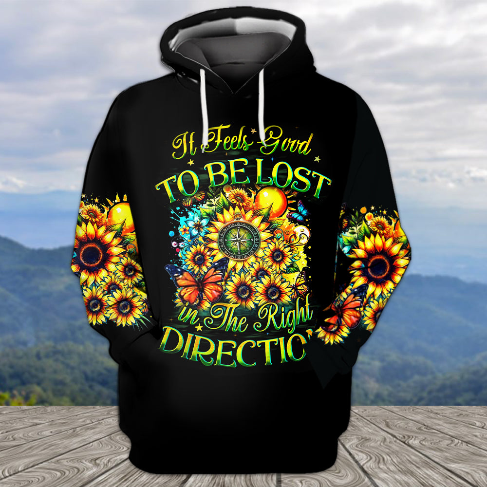 It Feels Good To Be Lost In The Right Direction All Over Print Shirt